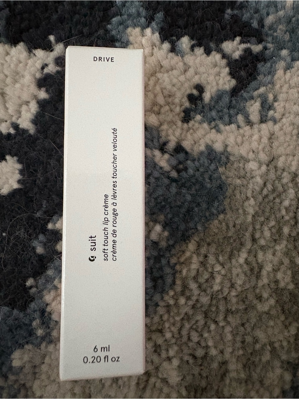 Glossier Drive Soft Touch Lip Crème — Cream White Box